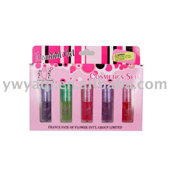 mini lip gloss make up set